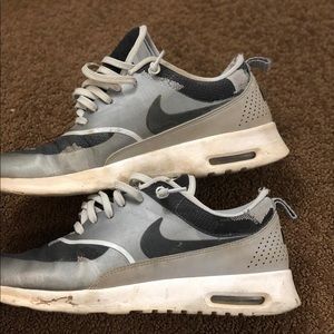 Nike Shoes - Silver and grey Nike Air Max Thea’s Nike Shoes - Silver and grey Nike Air Max Thea’s